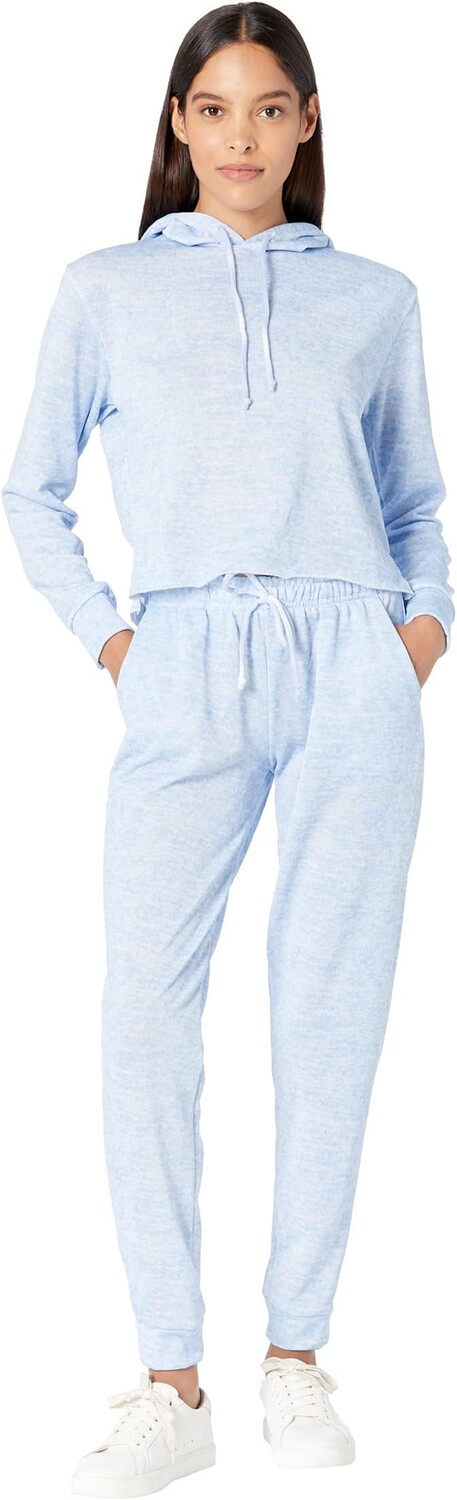 

Брюки YMI Two-Piece Hoodie & Pants Fleece Set, цвет Placid Blue
