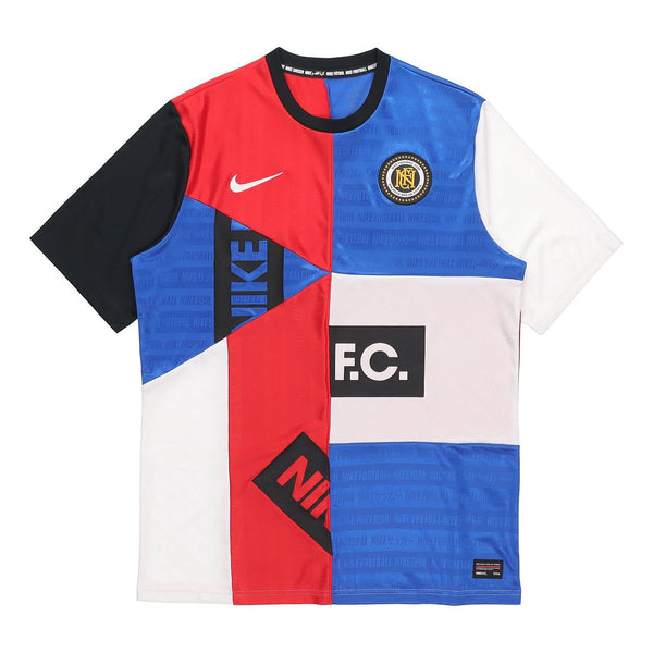 

Футболка f.c. foot ball ball wear male colours multi-color Nike, мультиколор