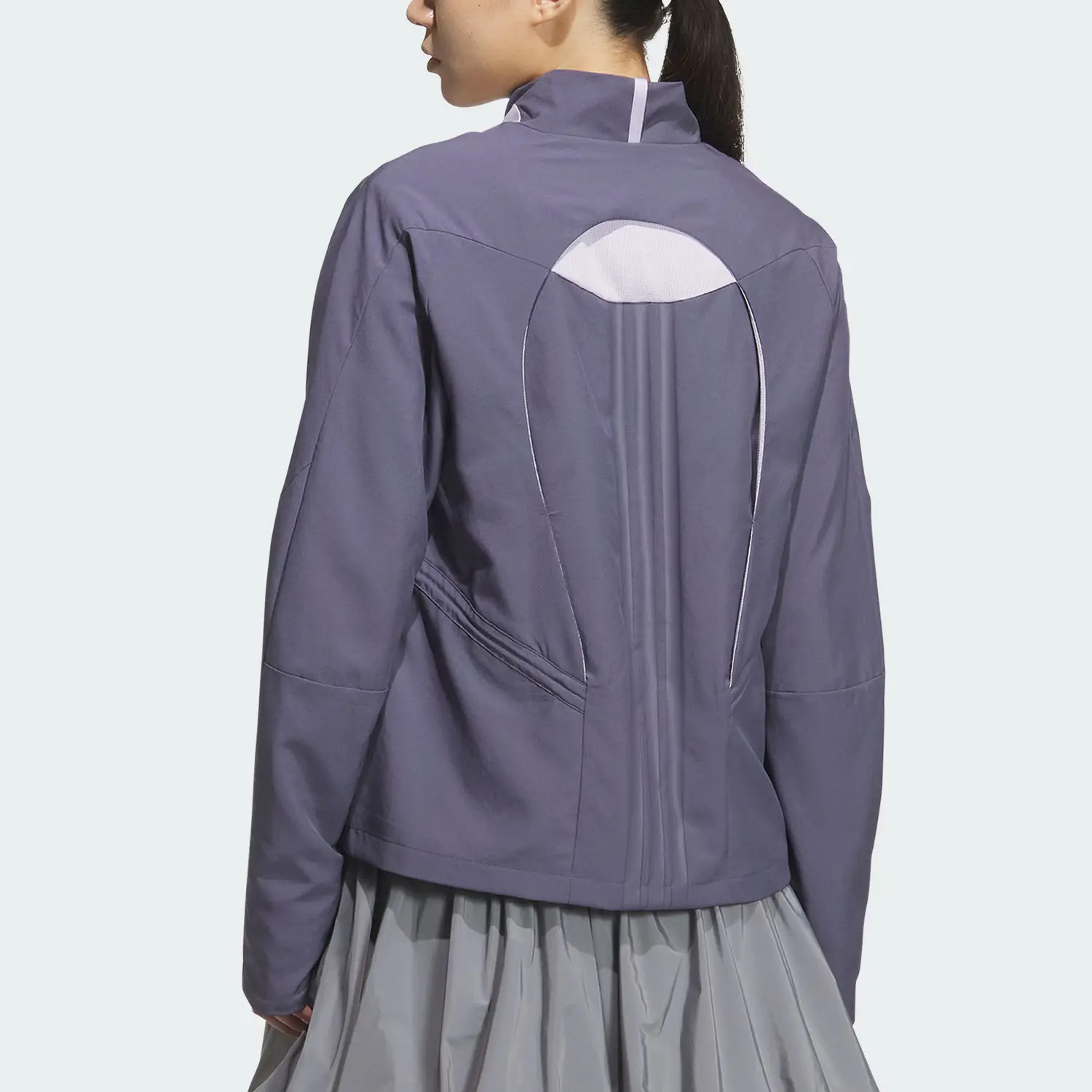 Adidas ФУТЮР СТАЙЛ Тканая куртка, Soft Violet/Light Purple — фото 4