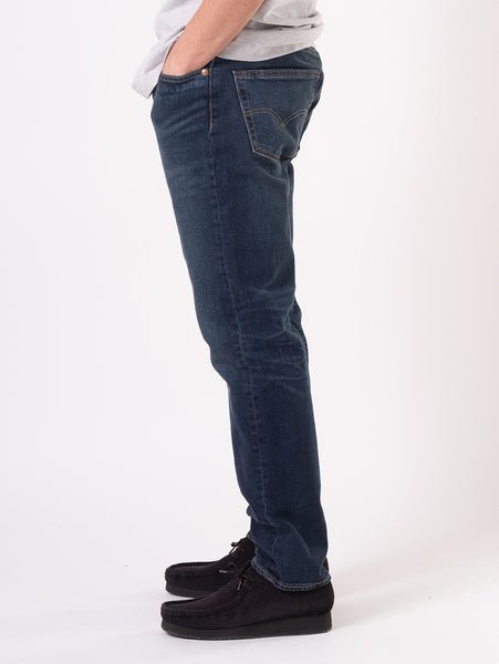 Джинсы зауженные 502 темно-синего цвета, темно-винтажные Levi's, Dark Indigo - Worn In — фото 2