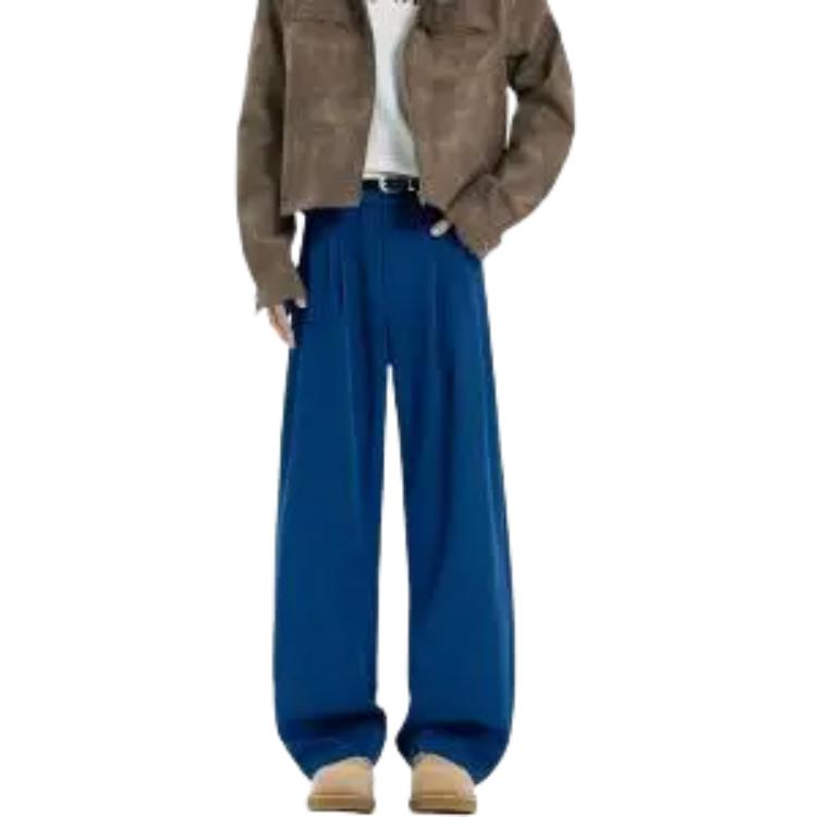 

Брюки костюмные Unisex Thin VanCamel, темно-sky синий