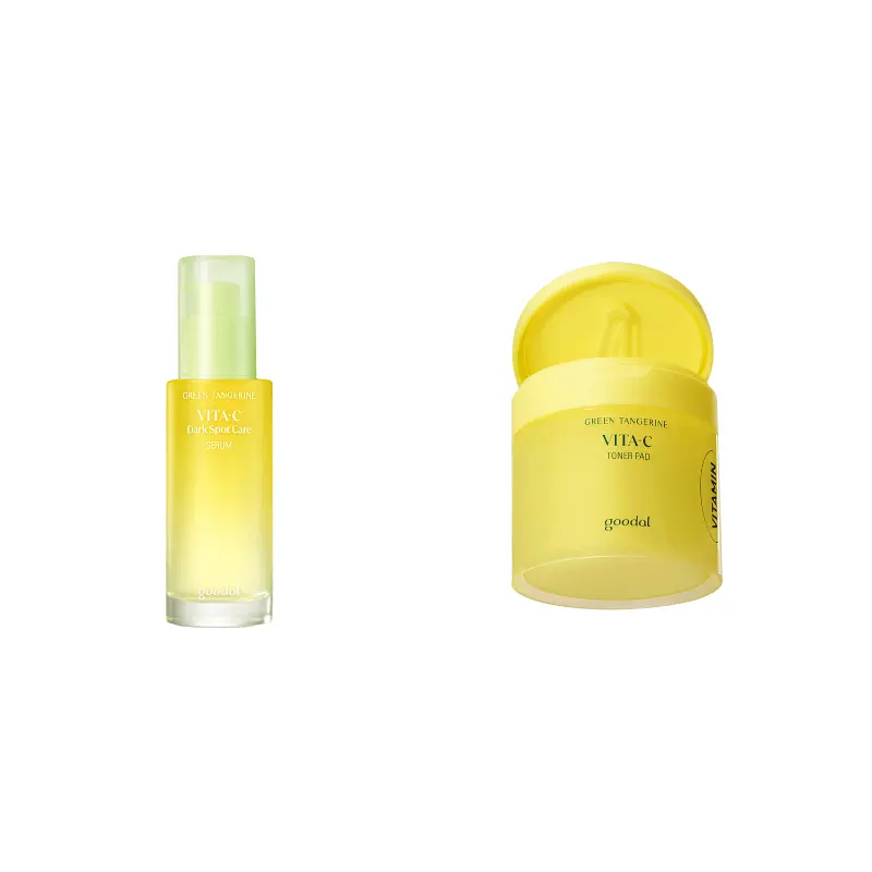 

Goodal Хлопковые диски Green Orange VC эссенция 40 мл осветляющая против следов акне