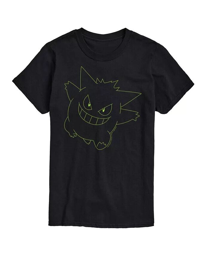 

Мужская футболка с короткими рукавами Hybrid Apparel Gengar Big Face AIRWAVES, черный