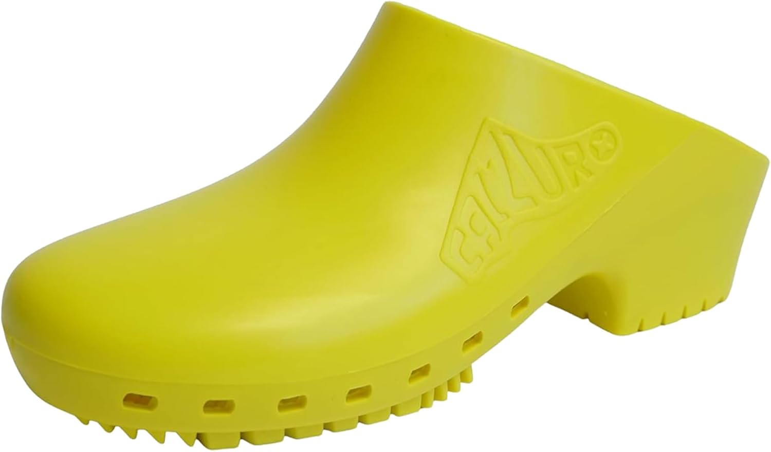 

Классические сабо CALZURO без отверстий - медицинские сабо - противоскользящая обувь - автоклавируемые резиновые кухонные туфли для женщин и мужчин, желтый