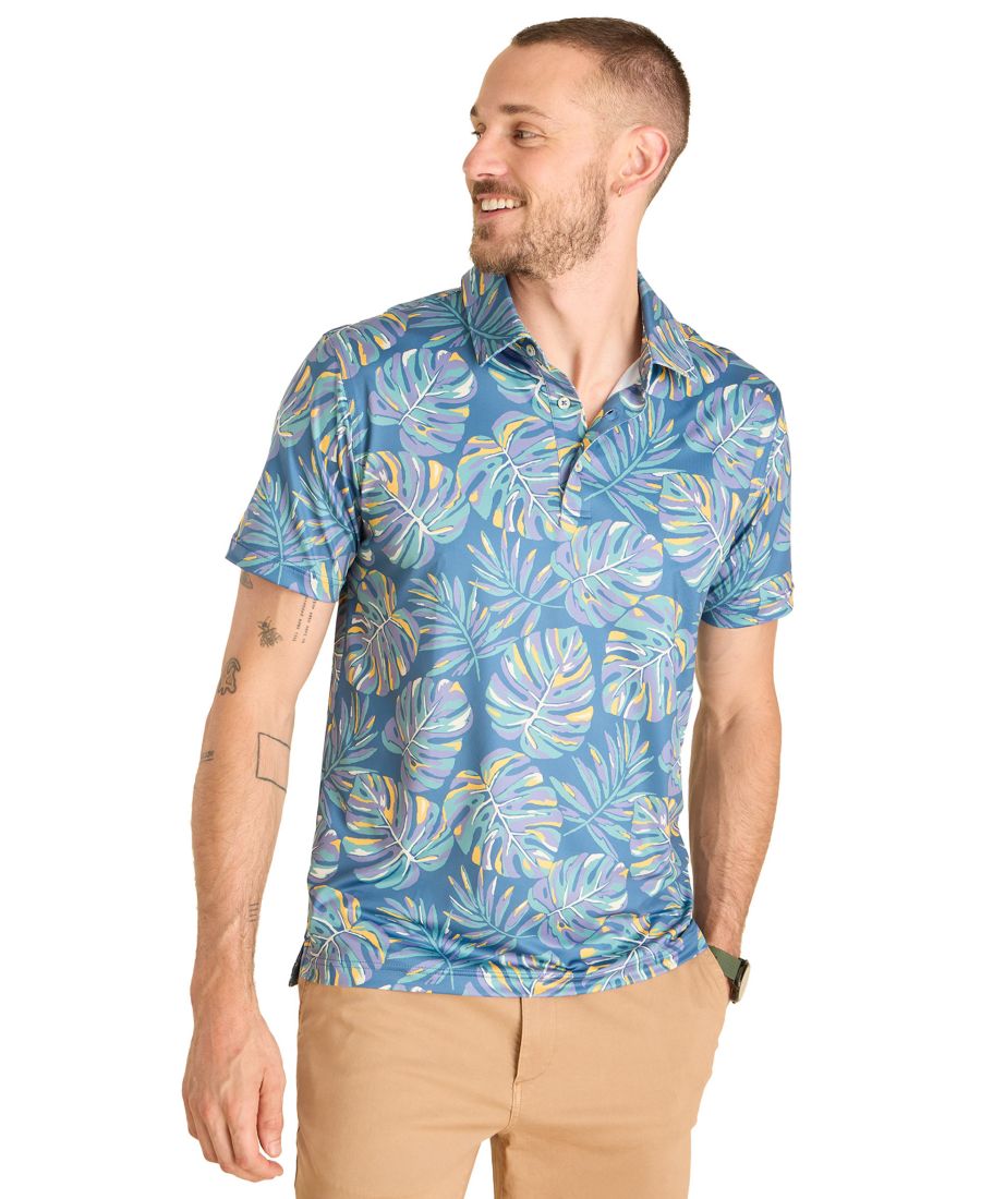 

Мужская поло-рубашка The In The Lounge Chair Performance Chubbies, Dusty Blue