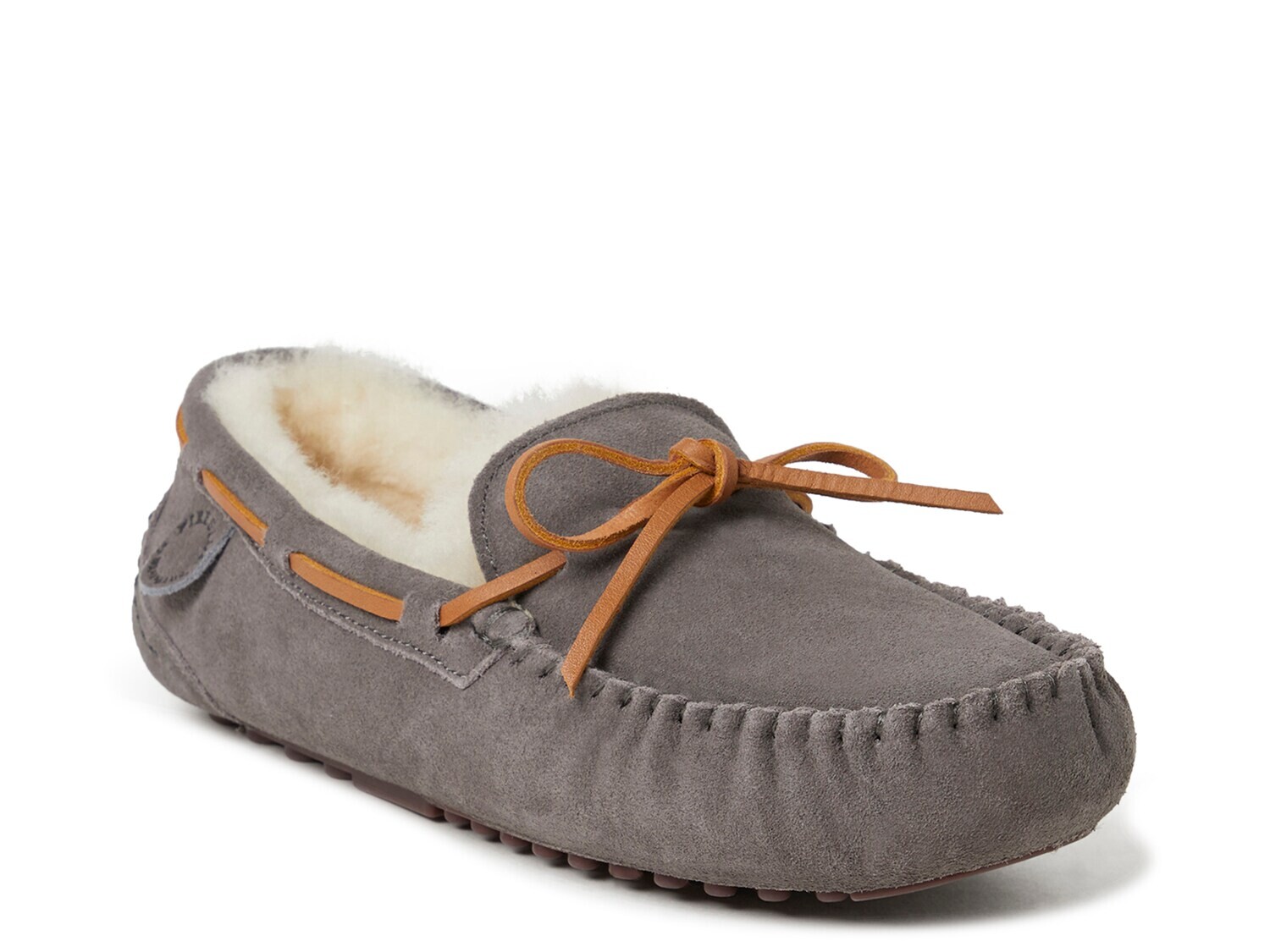 

Тапочки-мокасины Fireside Victor Dearfoams, серый