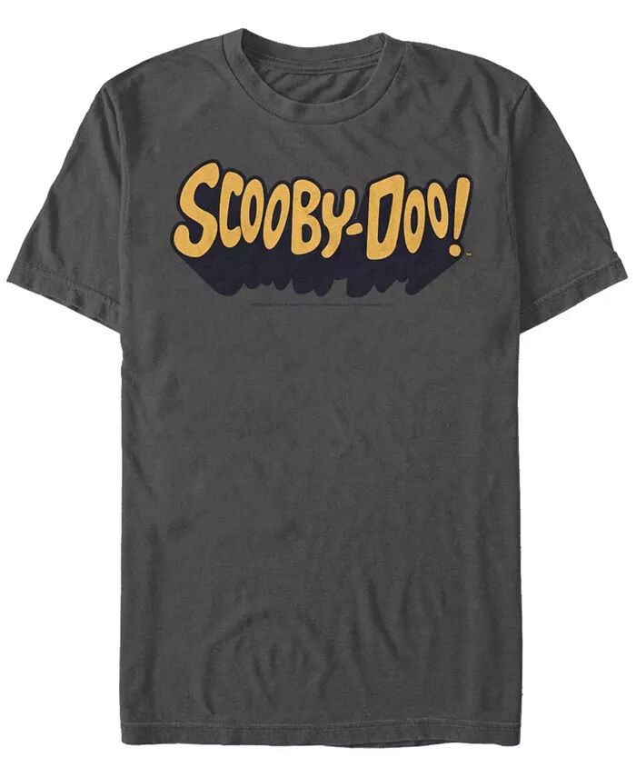 

Мужская футболка с коротким рукавом и классическим логотипом Scooby Doo Fifth Sun, серый