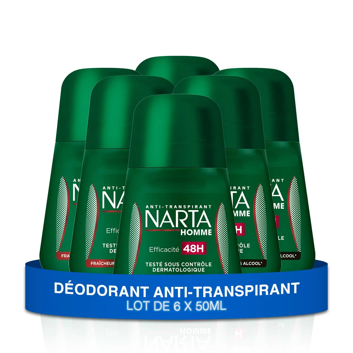 Мужской дезодорант-ролик «Classic Freshness» от Narta, 6 x 50 мл Narta