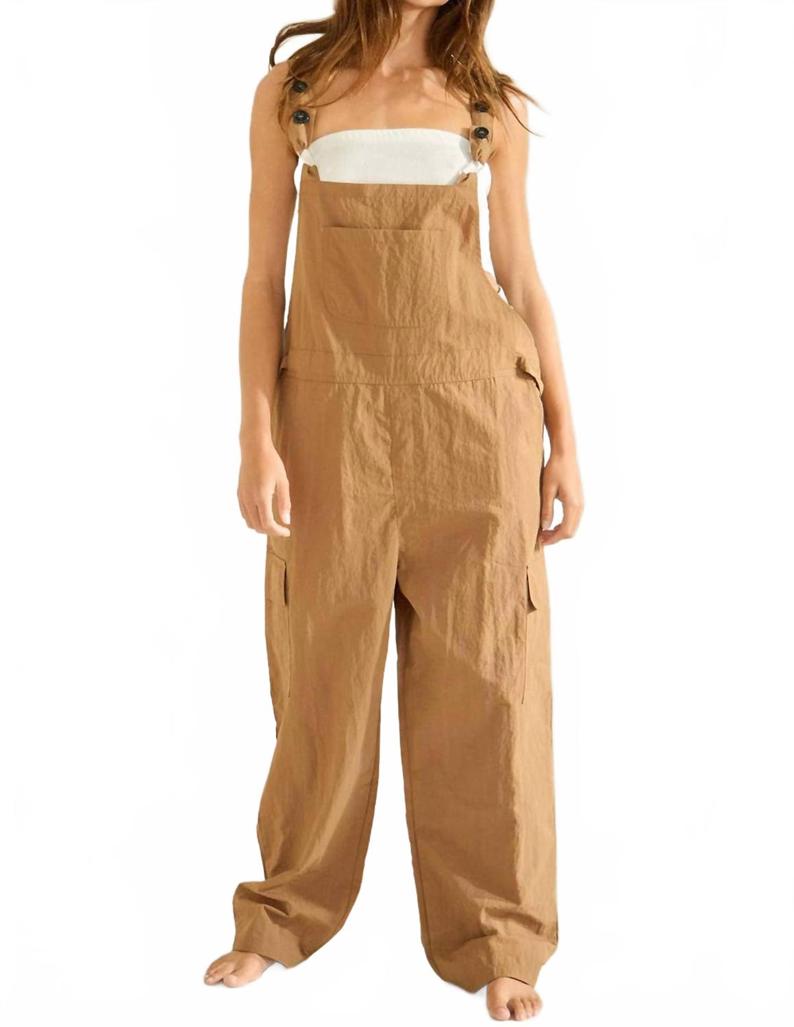 

BUCKETLIST Комбинезон-парашют бежевого цвета