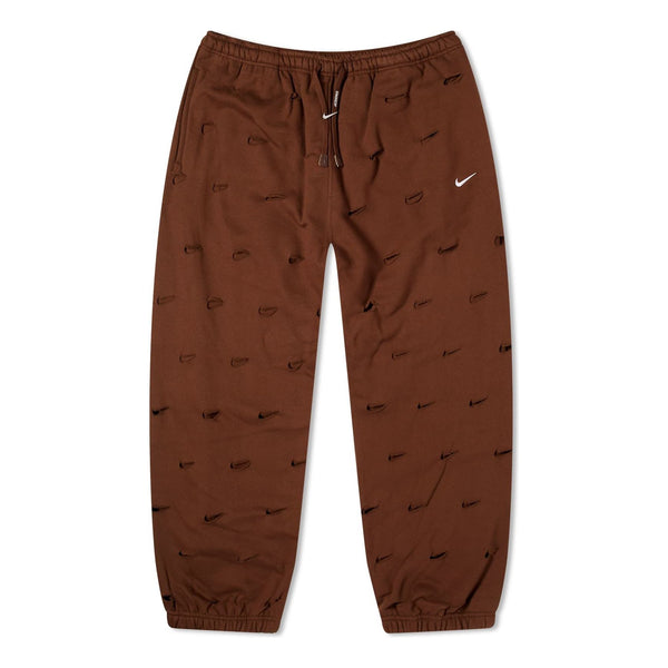 

Брюки x jacquemus swoosh pants 'brown' Nike, коричневый
