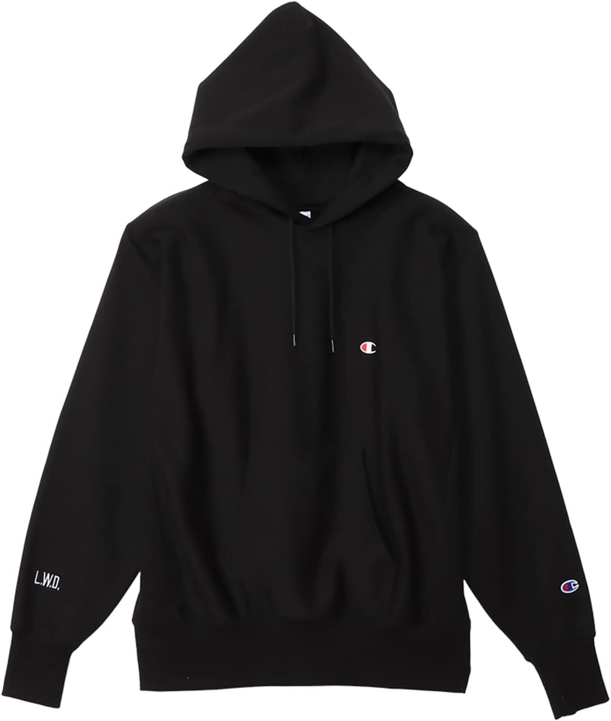 

Мужская толстовка Champion Reverse Weave с капюшоном, длинным рукавом, вышитым логотипом и отделкой Reverse Weave C3-Y115, черный