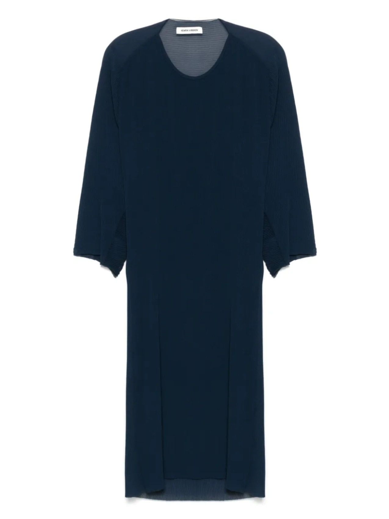 

Henrik Vibskov платье миди кади, синий