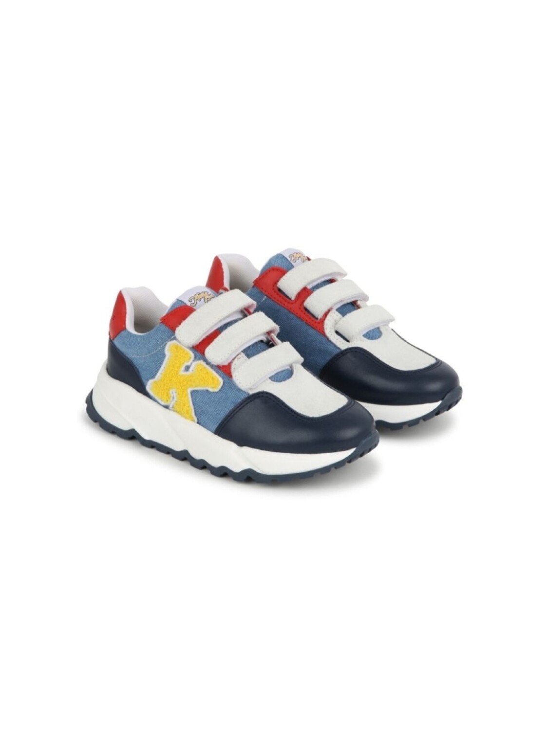 

Kenzo Kids кеды с нашивкой-логотипом, синий