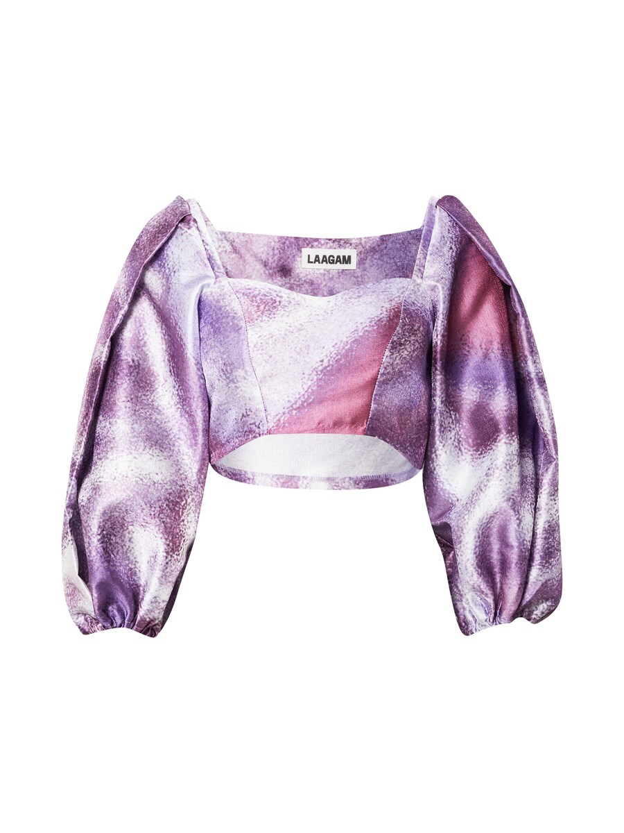 

Блузка с коротким рукавом Laagam Blouse, цвет lilac/dark purple