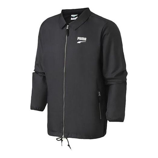

Куртка downtown casual sports lapel jacket black Puma, черный