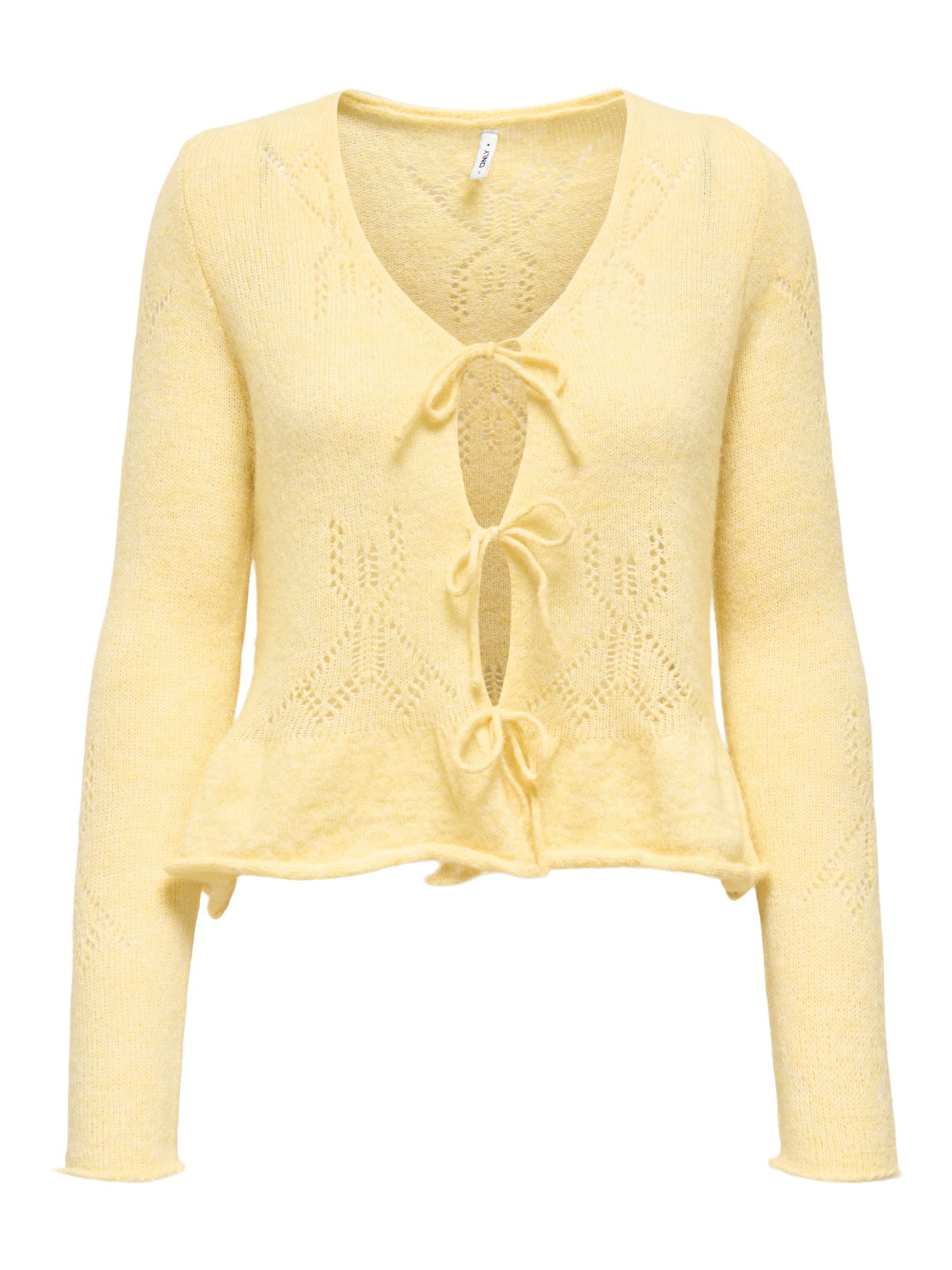 

ONLY Кардиган 'ONLHelga' вязаный желтый