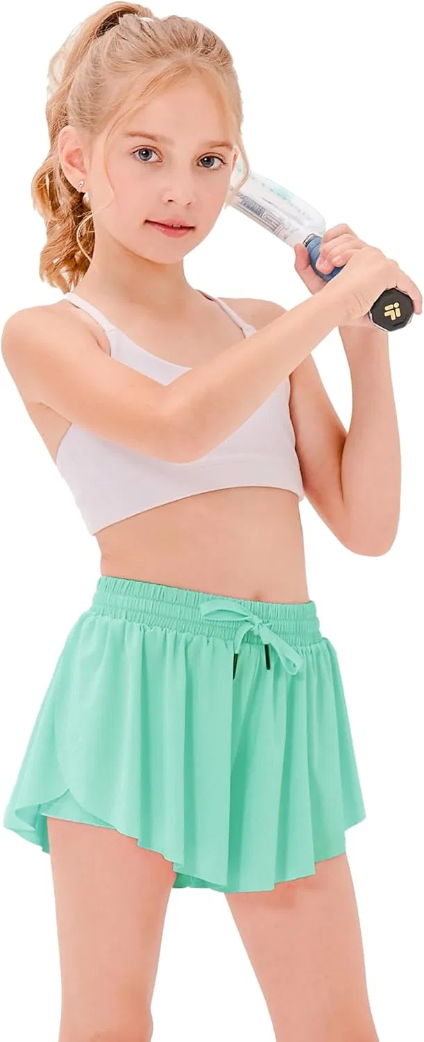 Шорты для девочек Stelle Flowy Shorts, Mint Green