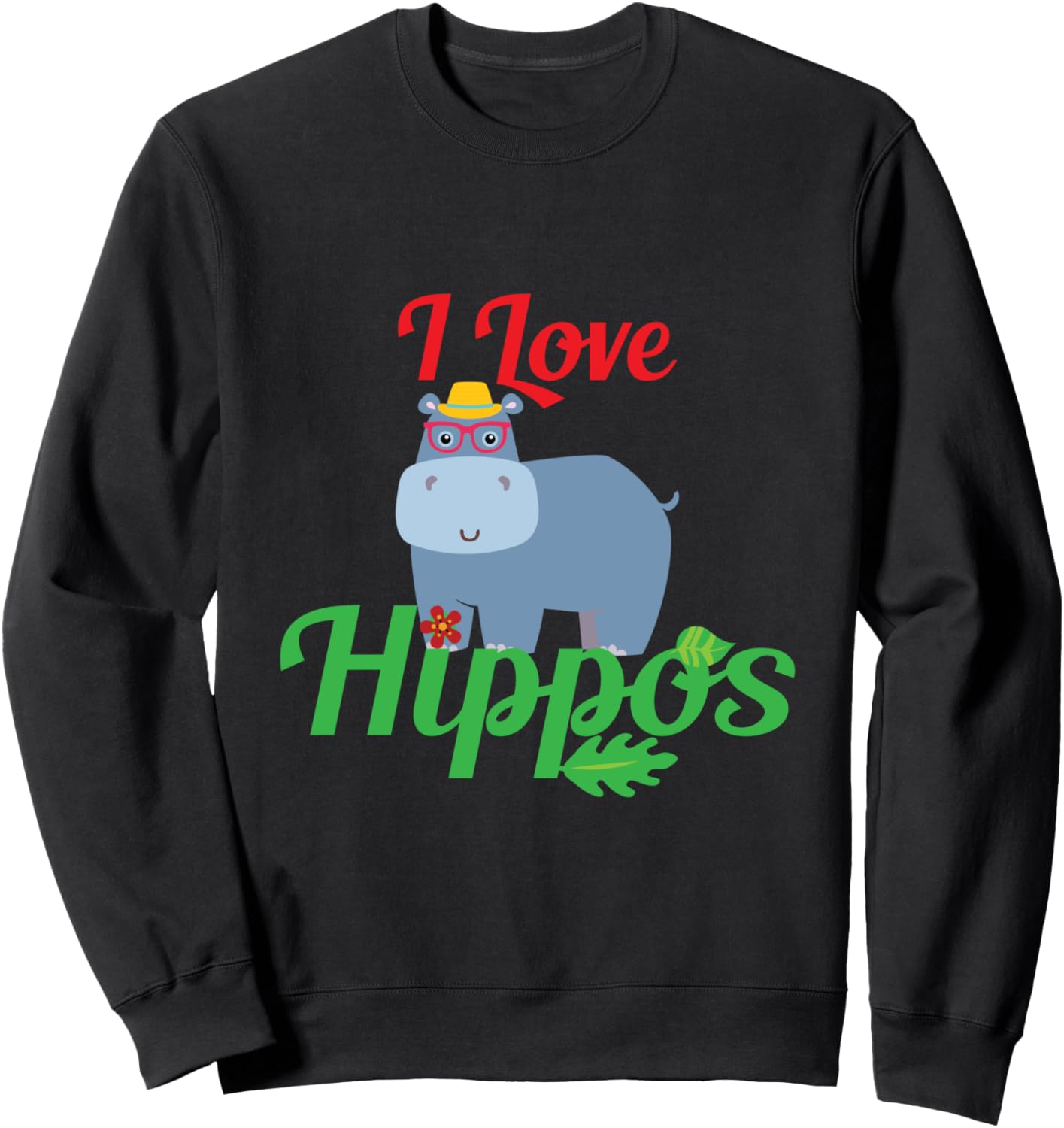 

Толстовка с изображением милого бегемота в шляпе и очках, черная (black 19-3911tcx), размер S Uab Kidkis, Черный, Толстовка с изображением милого бегемота в шляпе и очках, черная (black 19-3911tcx), размер S Uab Kidkis