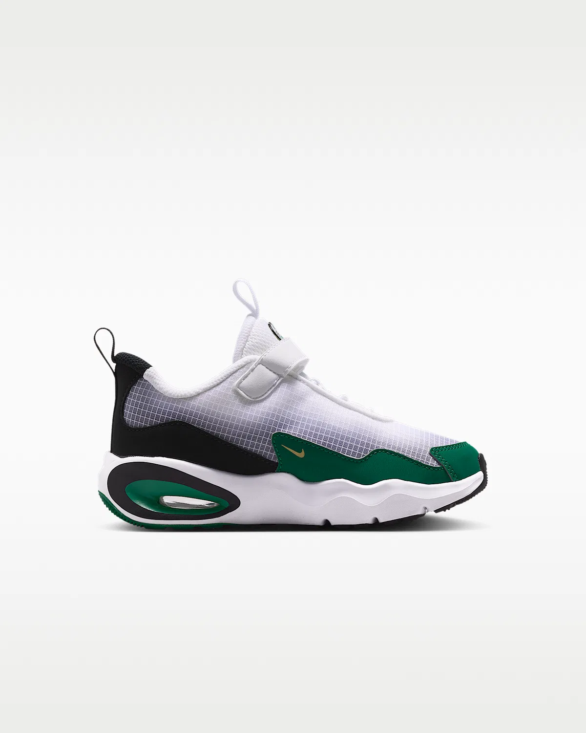 Детские кроссовки Nike Air Max Nova, White/Malachite/Black/Metallic Gold — фото 3