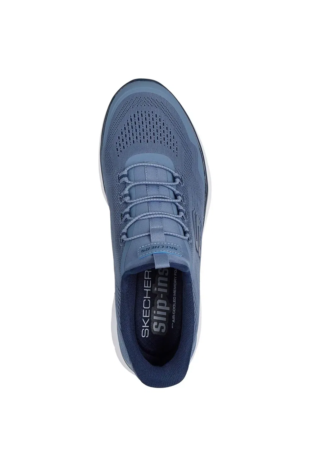 Кроссовки с технологией Hands-Free Slip-In Skechers, синий — фото 3