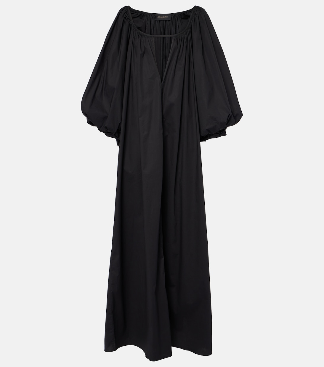 

Длинное платье из хлопка Effortless Chic Adriana Degreas, черный