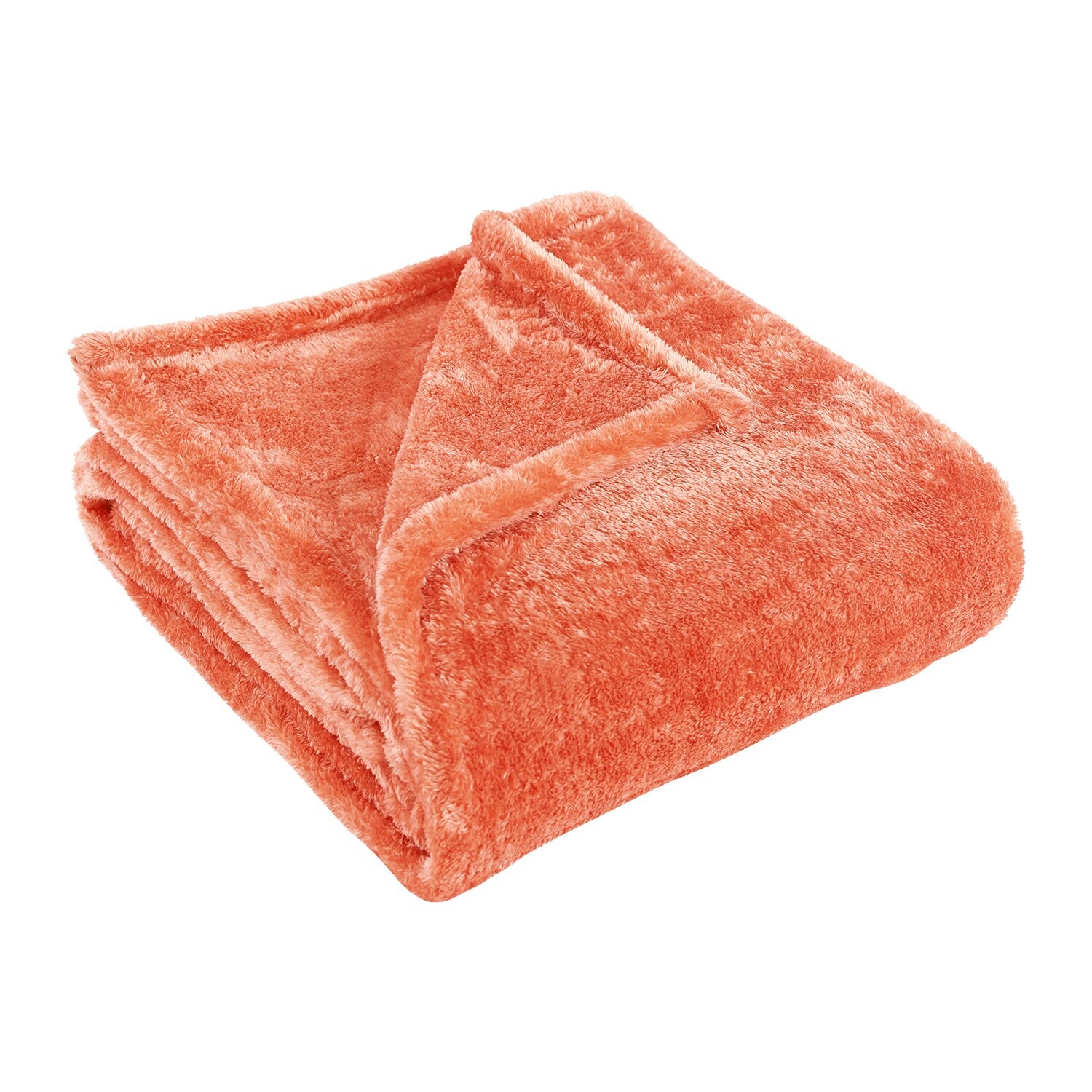 

Уютное и теплое флисовое одеяло из микрофибры от Superior, цвет Coral