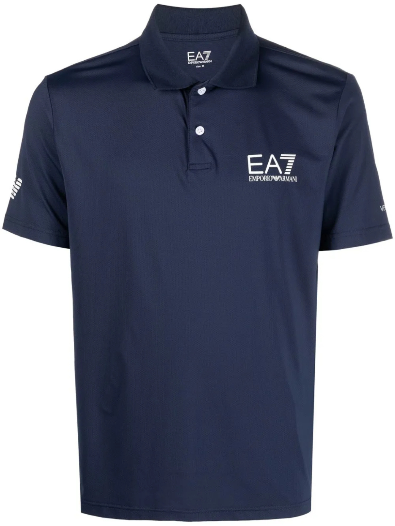 

Рубашка поло с логотипом Ea7 Emporio Armani, синий