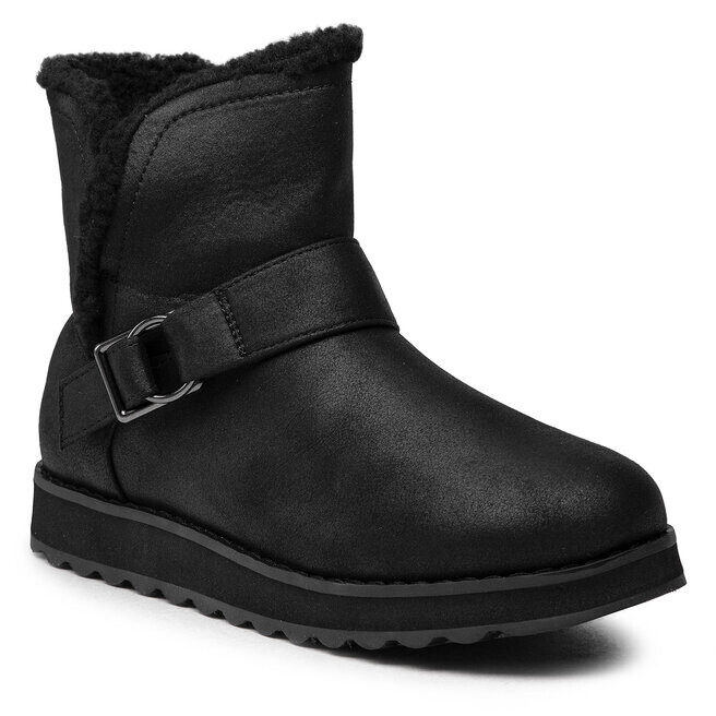 Ботинки женские Skechers CabinFeels зимние с мехом, черный