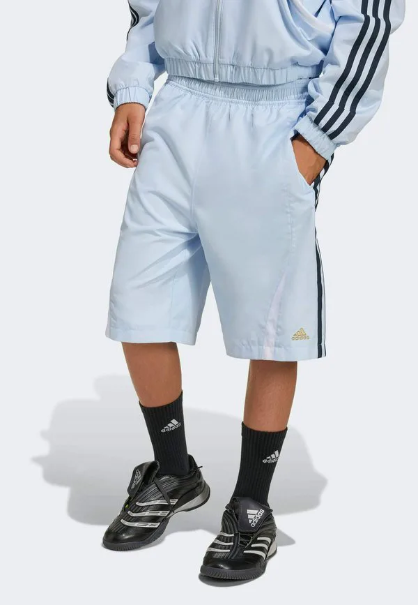 Свободные спортивные штаны teamgeist Adidas Originals, Crystal Sky White Aurora Ink Dark Football Gold