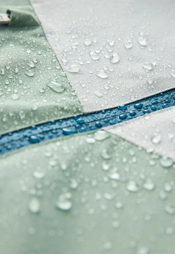Водонепроницаемая куртка стандартного кроя Next, Blue Green Colour Block — фото 4