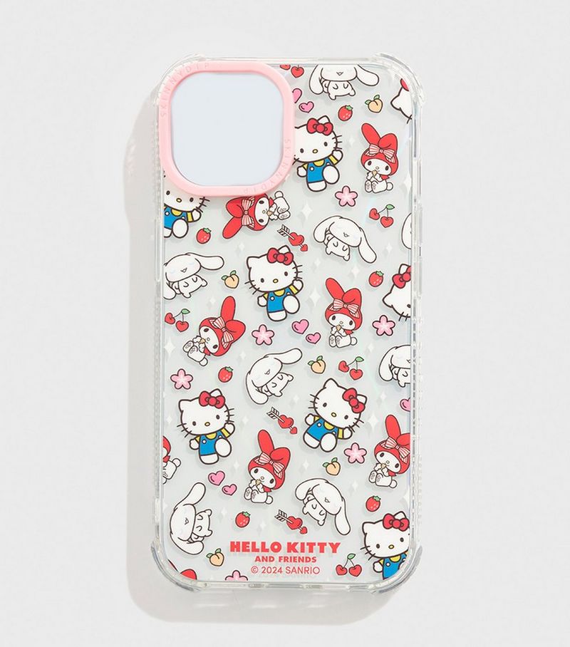 

Красный шокирующий чехол Skinnydip Hello Kitty для телефона Skinnydip, красный