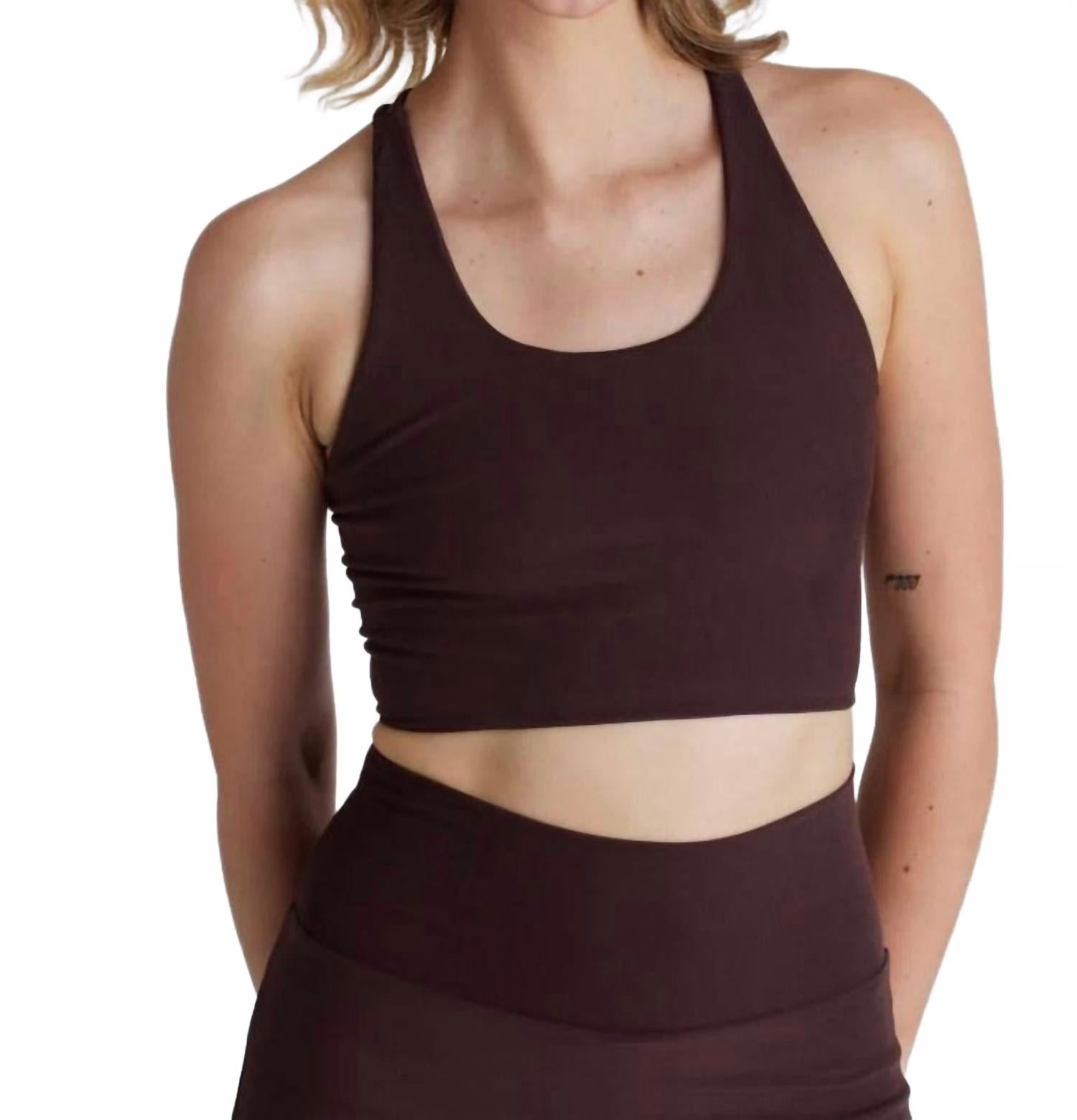 

Кросс-топ в цвете чай WOLVEN, Chai