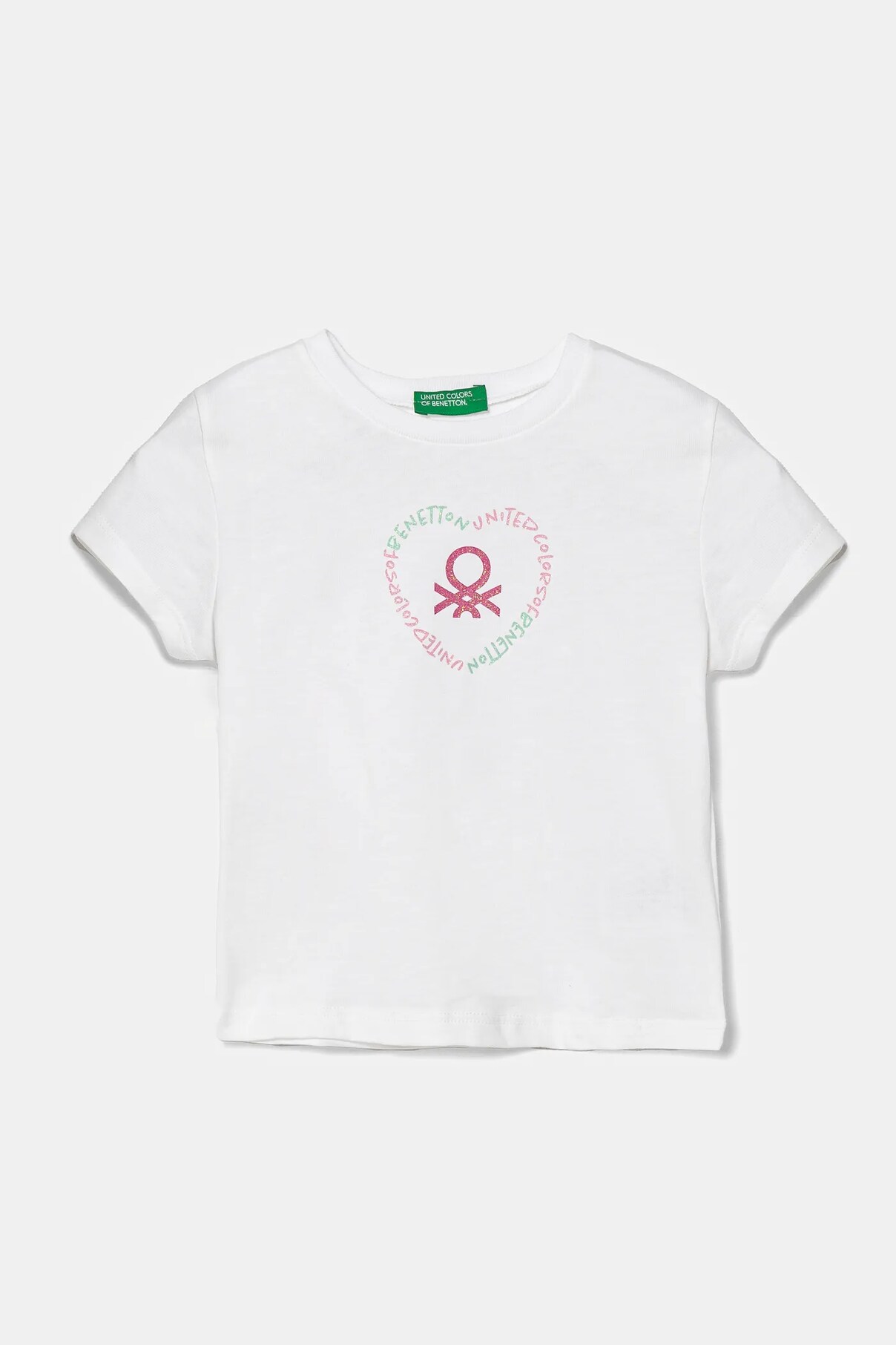 

Футболка из хлопка для детей United Colors Of Benetton, белый