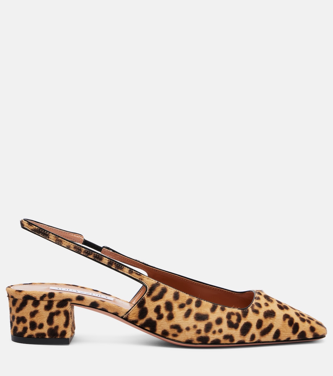 Туфли-лодочки Ginza 35 на шпильке из телячьей кожи Aquazzura, Natural — фото 4