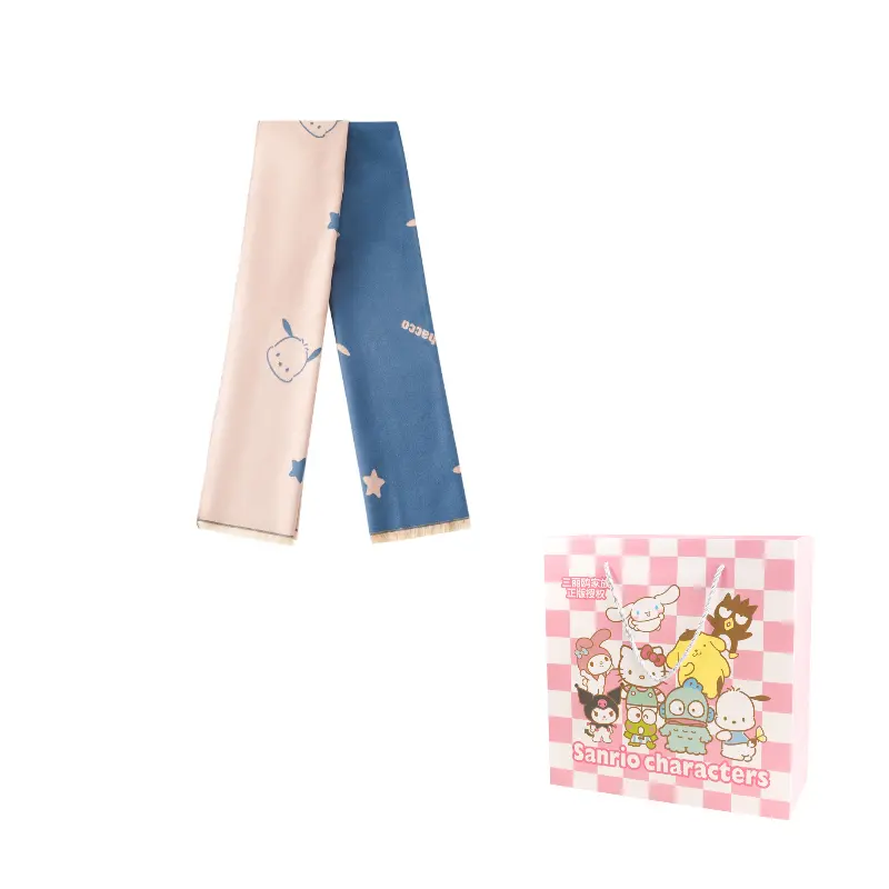 

Sanrio Пача Догс Вязаный шарф унисекс, Pochacco Double-Sided Knit Scarf