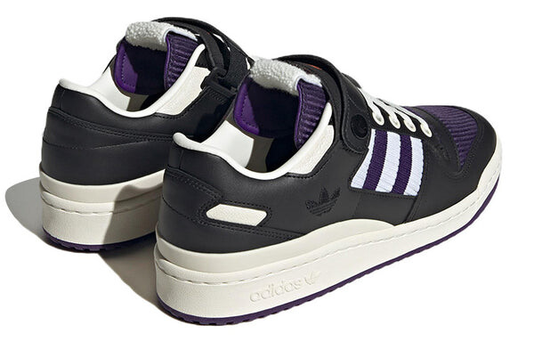 Кроссовки оригиналы форум 84 низкие Adidas, черный — фото 4