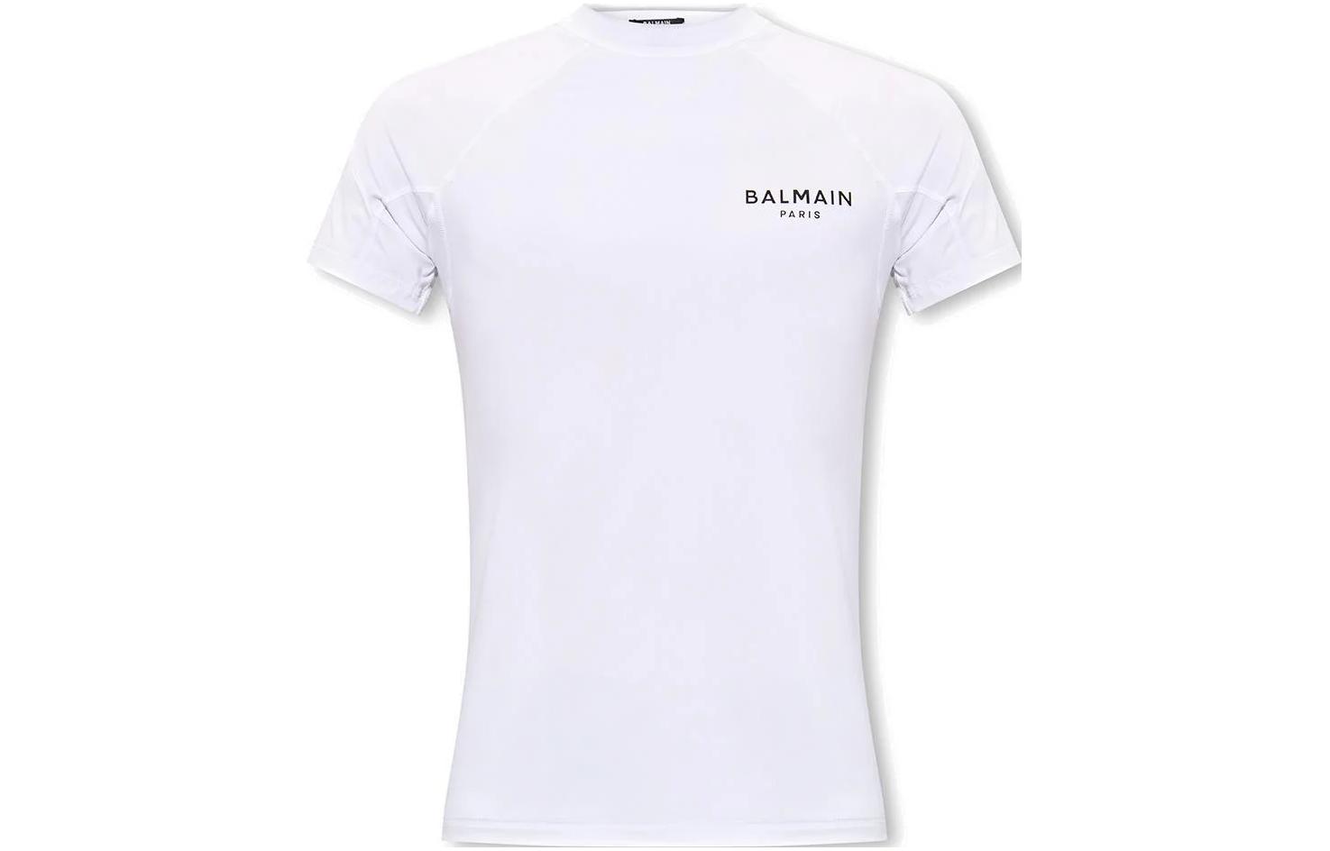 

BALMAIN Футболка мужская белая SS23, Белый, BALMAIN Футболка мужская белая SS23