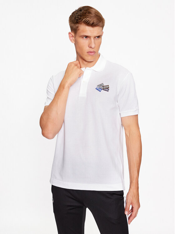 

Рубашка поло стандартного кроя Lacoste, белый