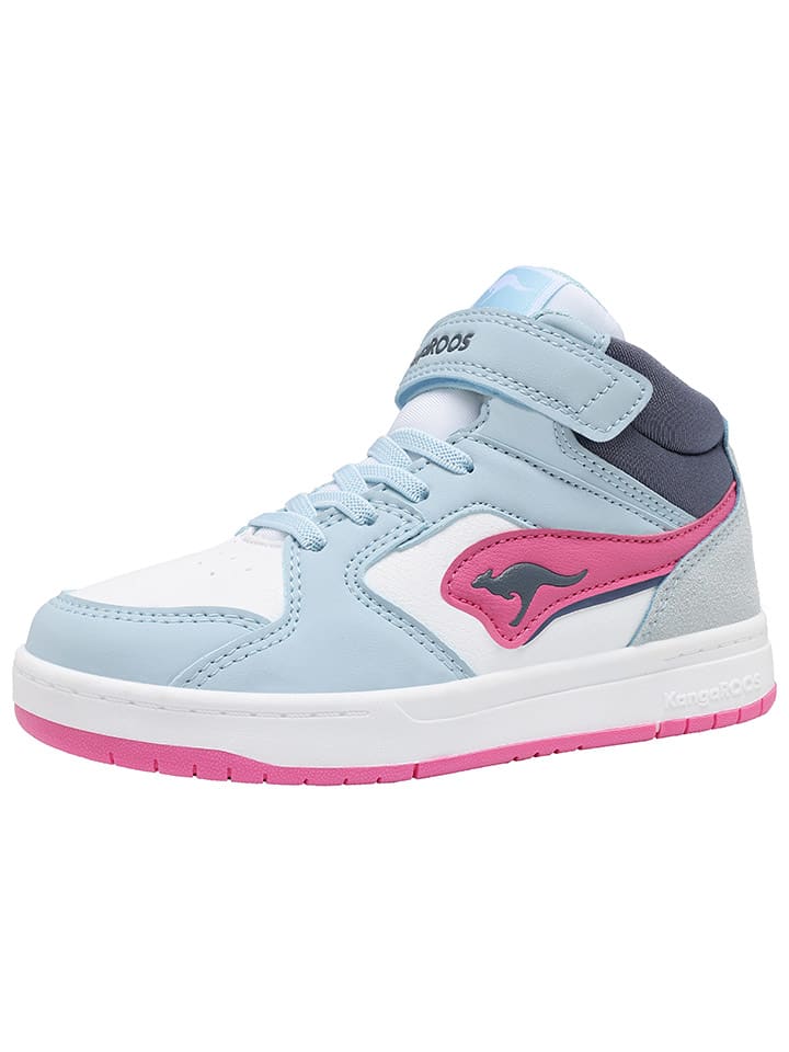 

Высокие кроссовки Kangaroos, цвет hellblau/pink