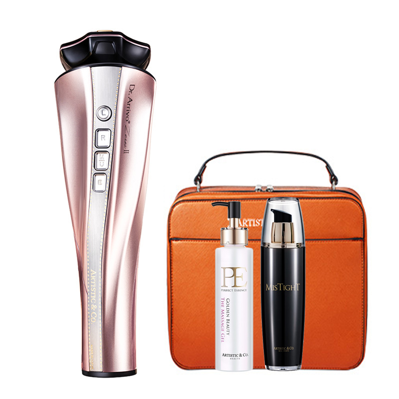 

Dr.Arrivo Устройство для ухода за кожей лица 2, подтягивающий и лифтинг микроток Rose Pink