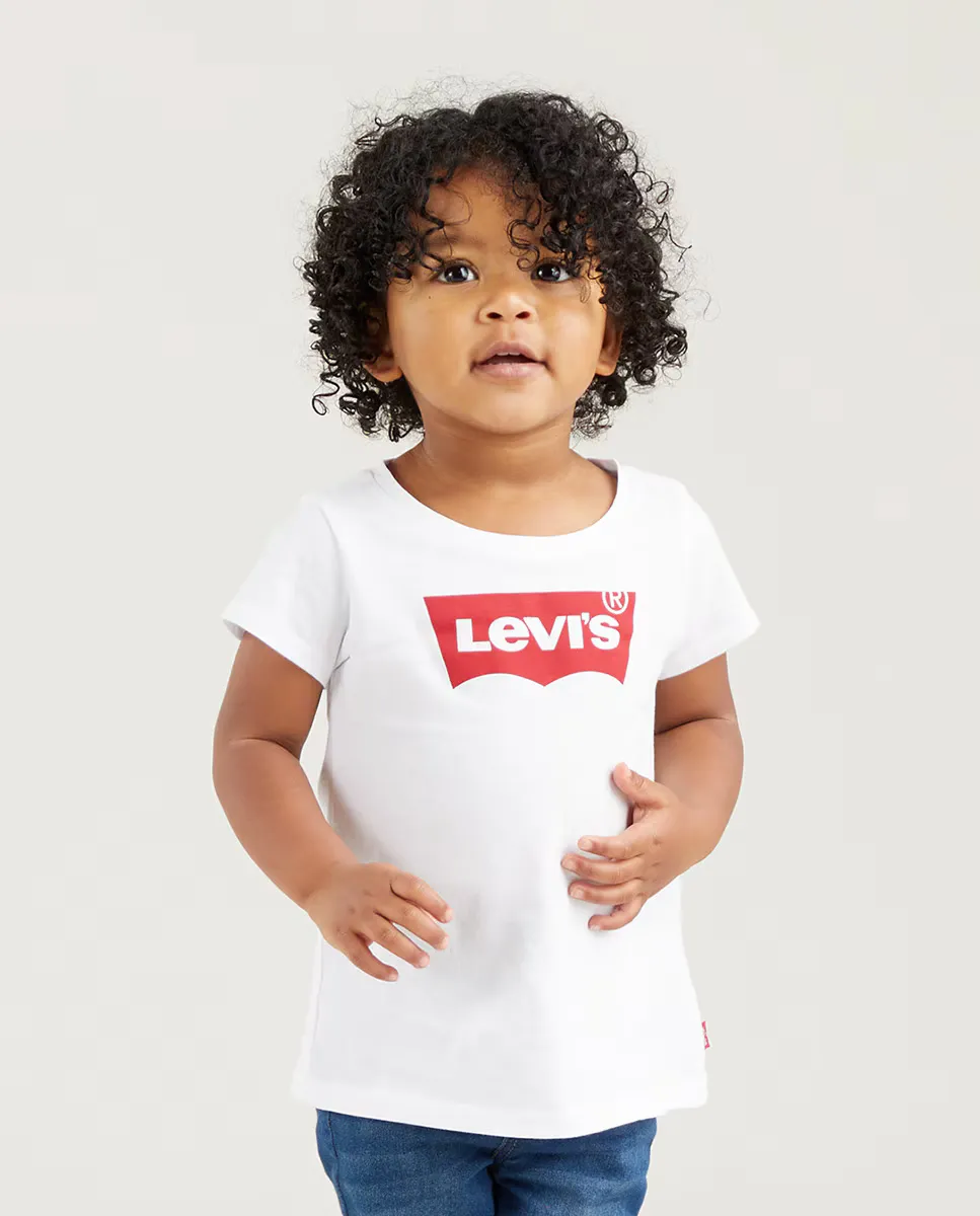 

Детская футболка для девочки белая Levi's, белый