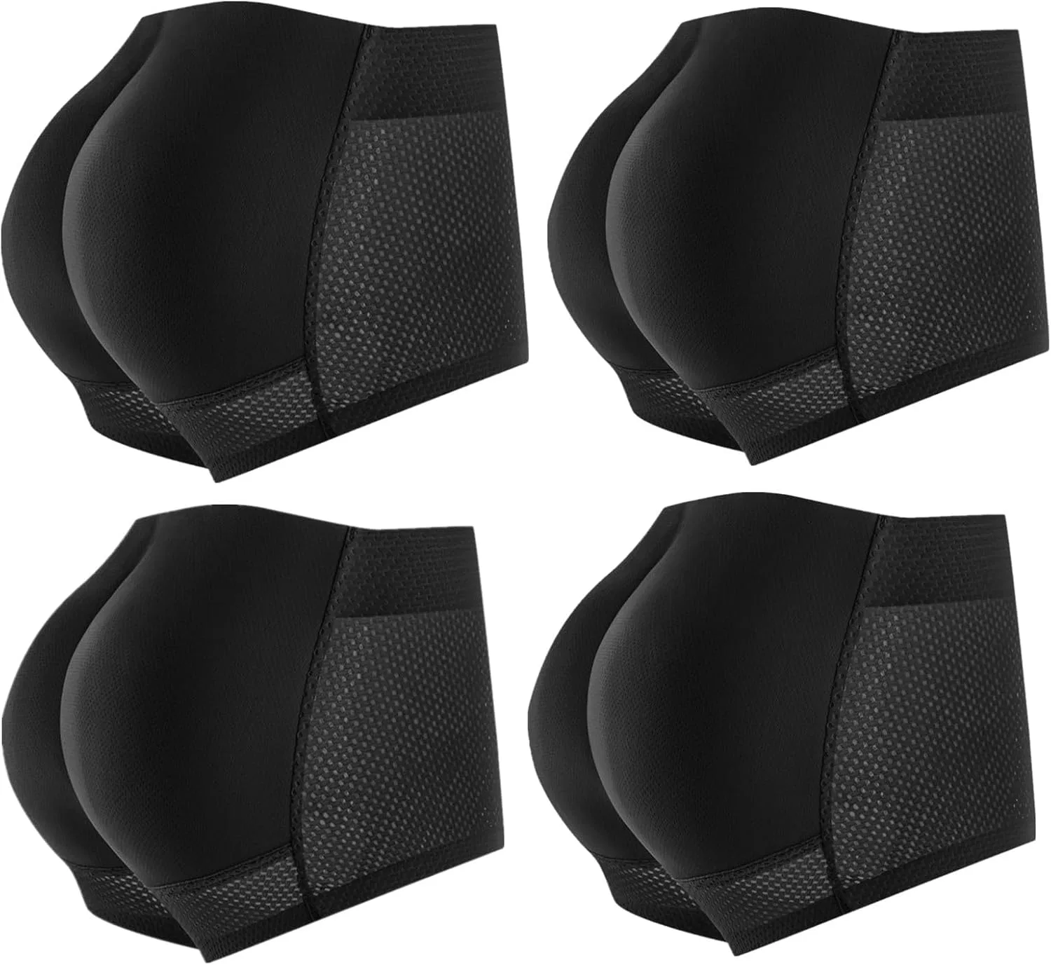 Трусы боксеры с накладками для ягодиц, #A5-d/4pc