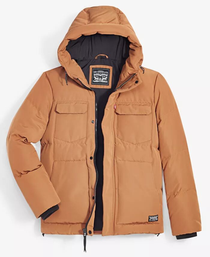 Куртка Levi's Quilted, коричневый