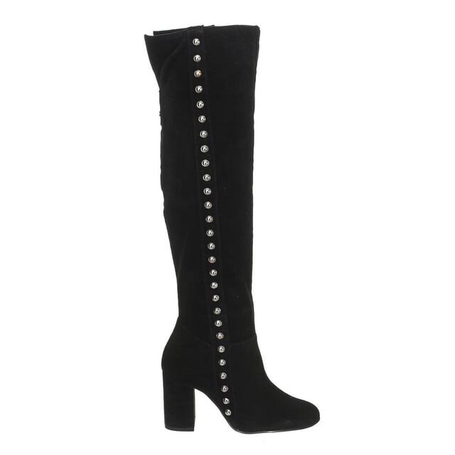 Ботинки на каблуке из замши fldan3sup11 женщина Guess, черный