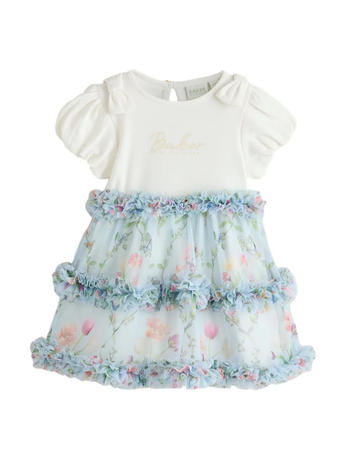 Платье Baker by Ted Baker синего и белого цвета