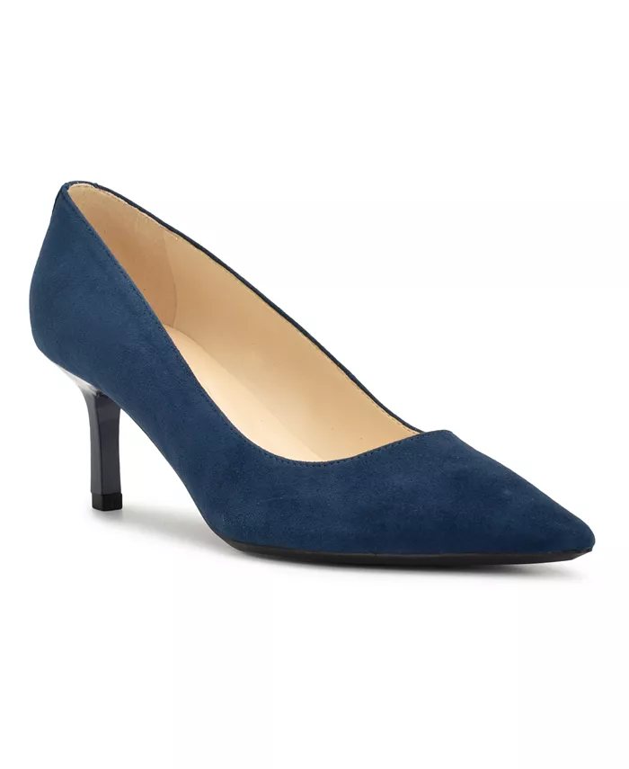 Женские туфли-лодочки Kuna 9X9 на каблуке-рюмочке с острым носом Nine West, синий