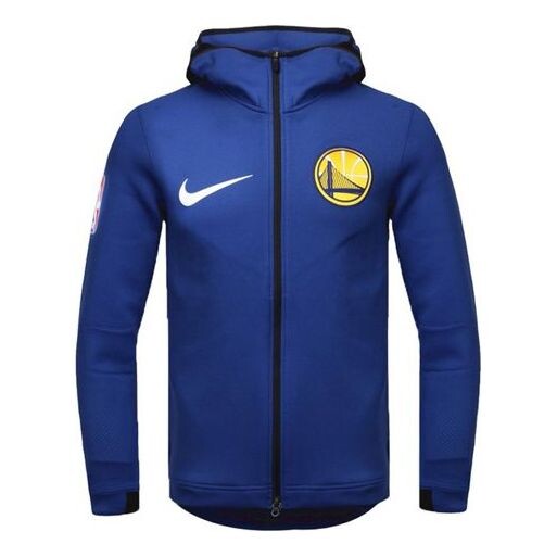 

Толстовка Nike THERMA FLEX SHOWTIME NBA Warrior Jacket Player Edition Blue, синий