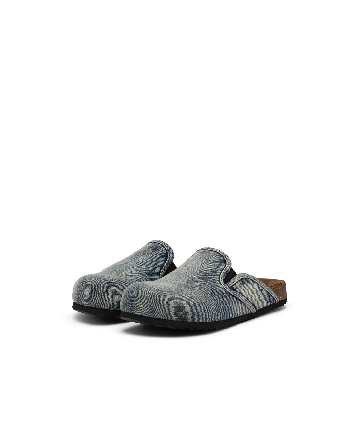 Мужские джинсовые мюли DIESEL D-WOODSTOCK SLIP-ON индиго — фото 4
