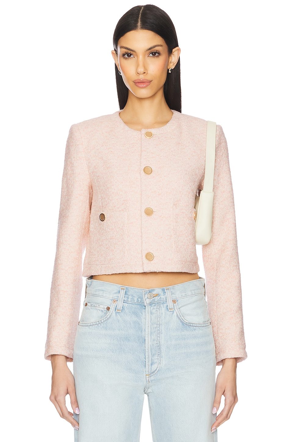 

Твидовый блейзер Frame, azalea multi