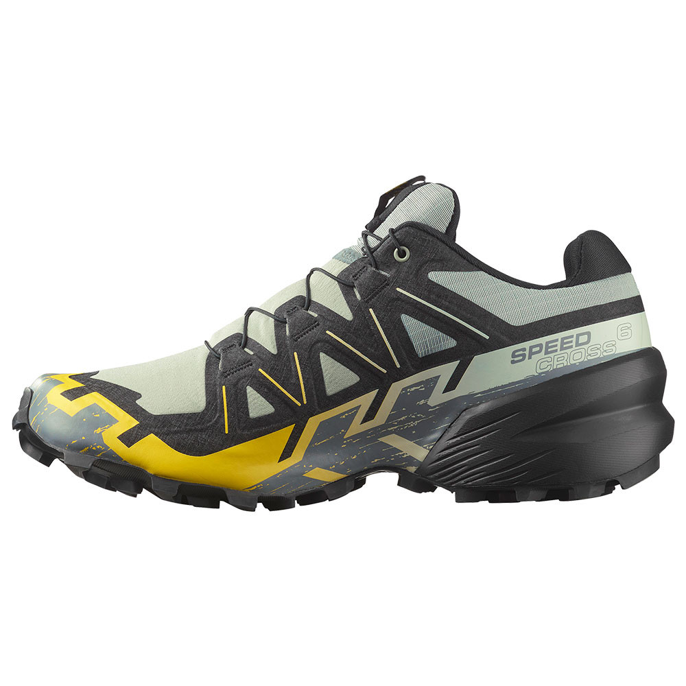 Кроссовки для трейлраннинга Salomon Speedcross 6 (мужские), Wrought Iron/Black/Incaberry — фото 3